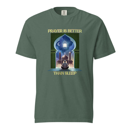 Prayer is better than sleep II t-shirt