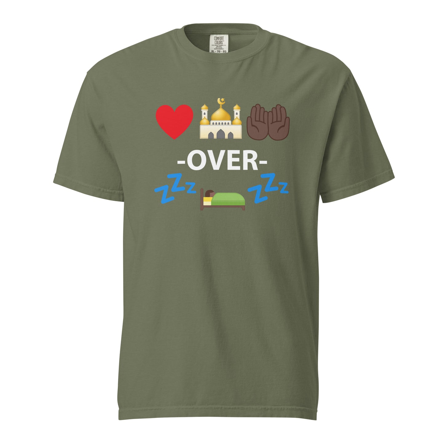 Prayer over Sleep t-shirt