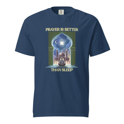 Prayer is better than sleep II t-shirt